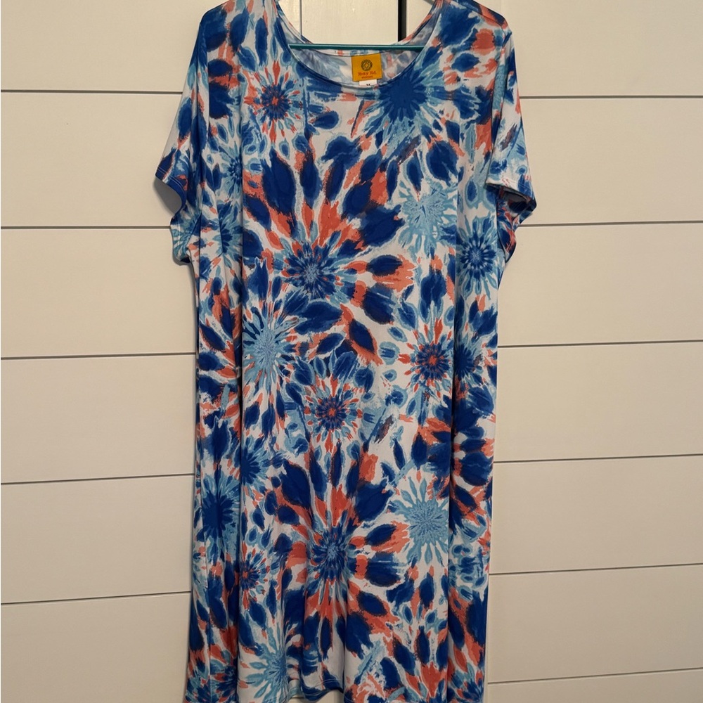 Colorful Tie-Dye Dress